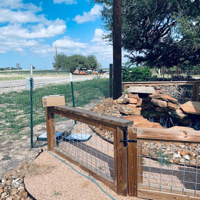 So the Amazon driver decided he did not want to come in through the gate. He reached over the fence and hid David's package so it spent the night outside. Why?