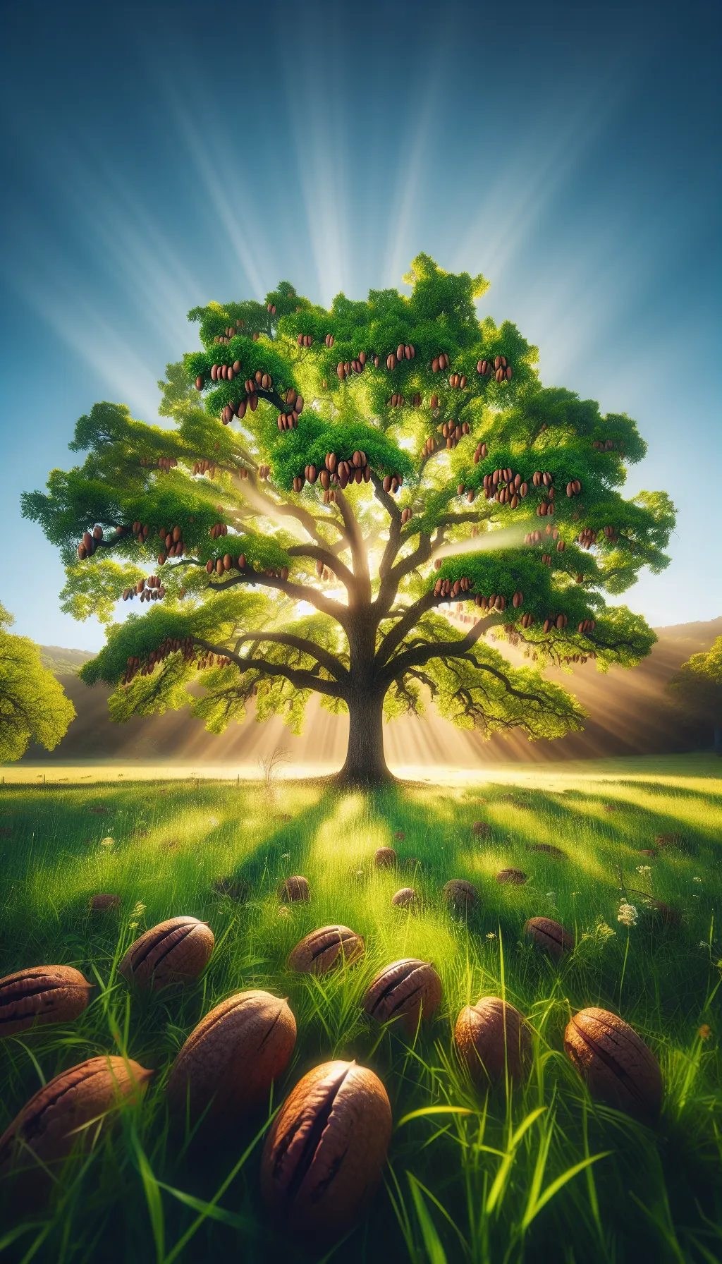 Do you have Texas pecan trees in your yard? We do but ours are all young trees so they have not yet produced.