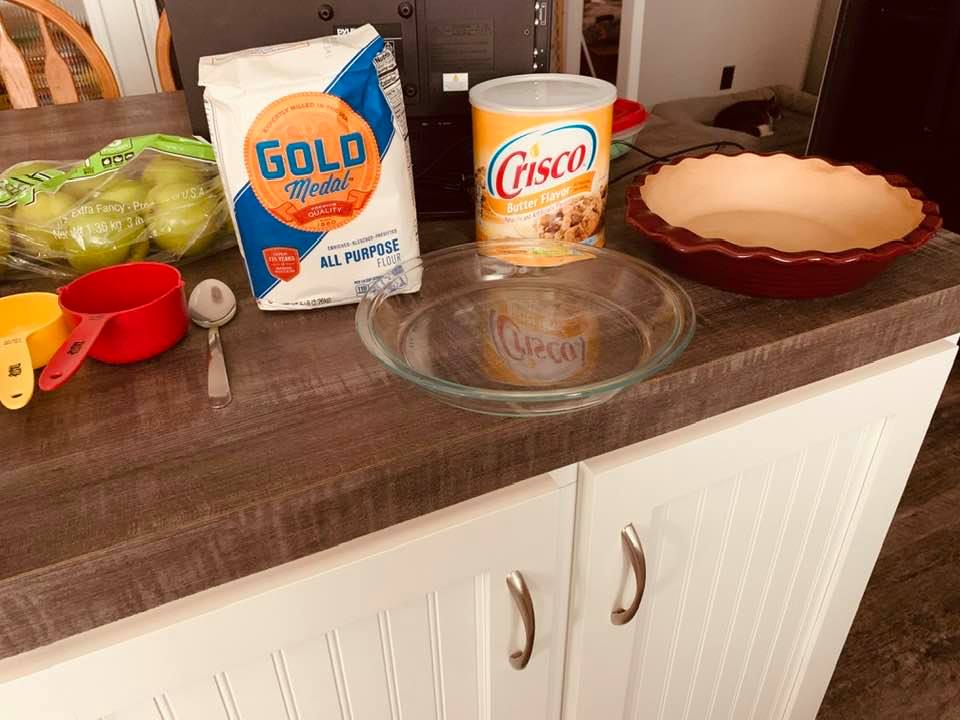 Gather all of the ingredients you need for any recipe before you begin.