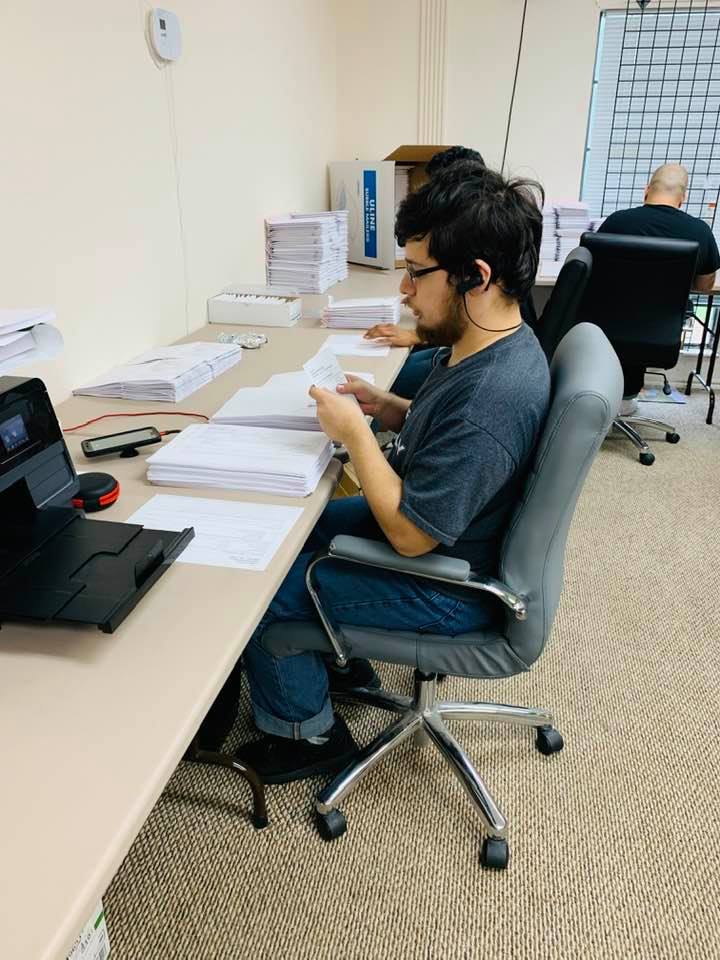 We hired a lot of displaced workers this week to help us get orders out. Many stayed until June.