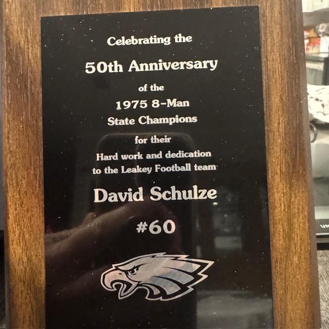 A plaque was handed to each player or player's representative. I think they are very nice!