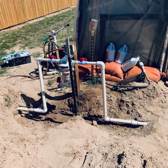 The plumber dug up pipes and had to refit some as the last yahoo had some tiny pipes feeding into larger ones so it never had decent pressure.