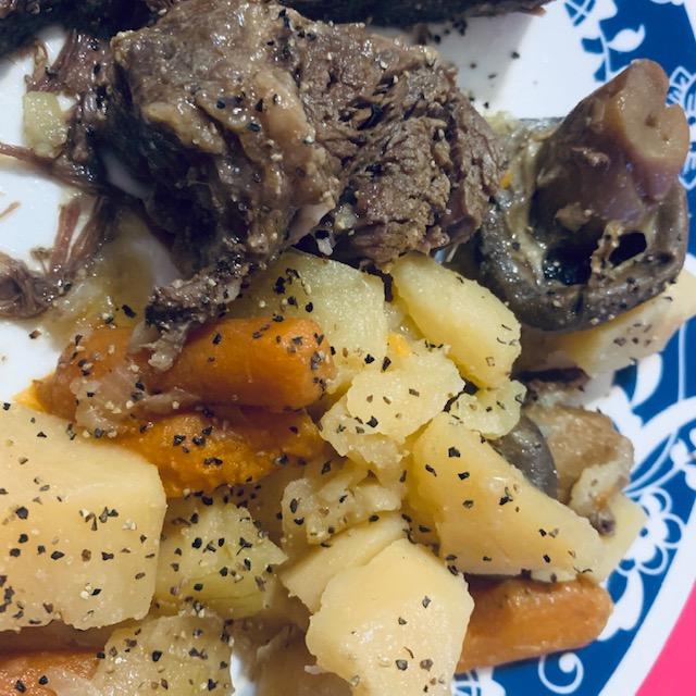 This pot roast was so good made in my Instant Pot.