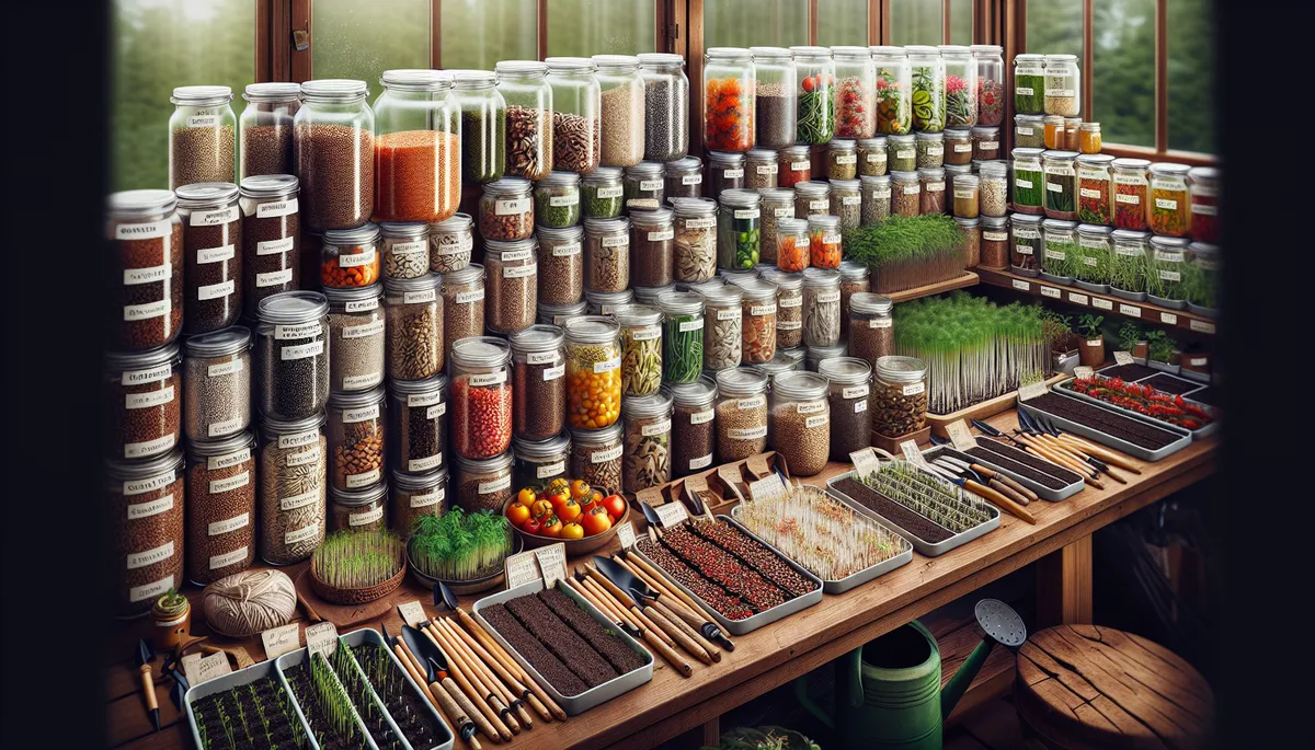 Always keep your prepper garden seeds in a cool, dry spot.