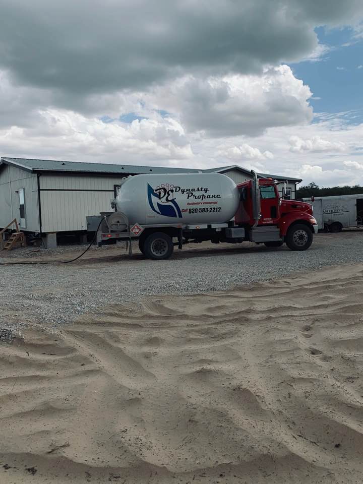 The Propane tank got filled this afternoon!