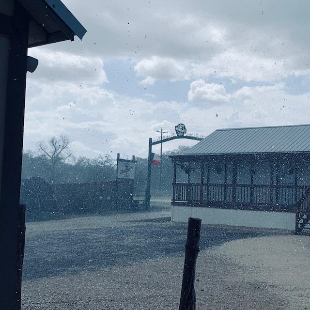 We welcomed the rain for the second day in a row.