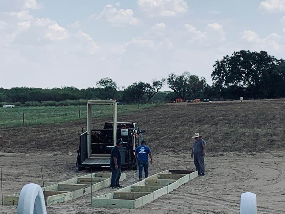 The back 40 when we first started putting in raised beds in 2019.