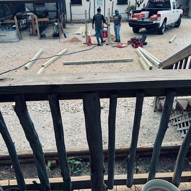 The ramp will be 30 feet long as it must go up 1 inch for every 12 inches.