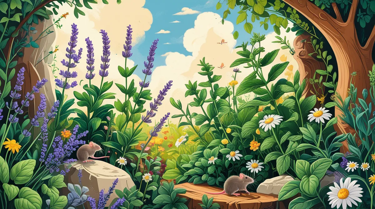 Start planting today to repel rodents naturally--basil, chamomile, sage, and more.