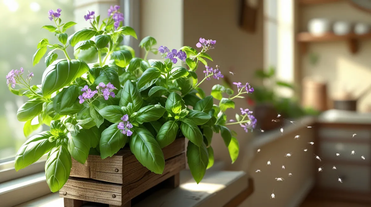 Basil is one of the plants that wll repel rodents naturally.