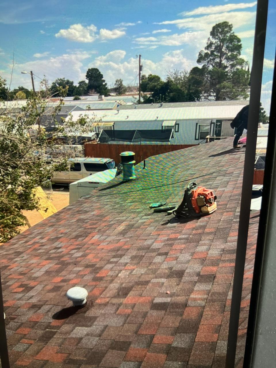 The roofers did a beautiful job and the shingle colors are very nice!