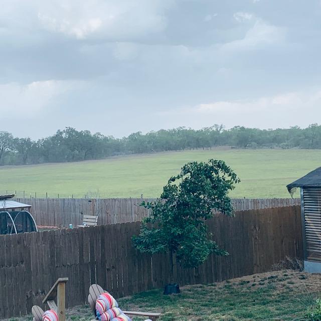 Blowing sands and high winds really ripped through here with zero rain. Dark clouds moved quickly and favored others with rain.