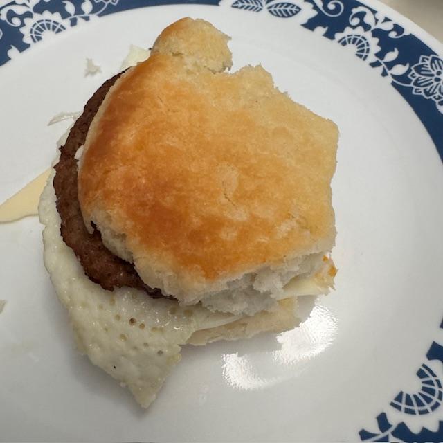 I made homemade sausage McMuffins this morning. So tasty!