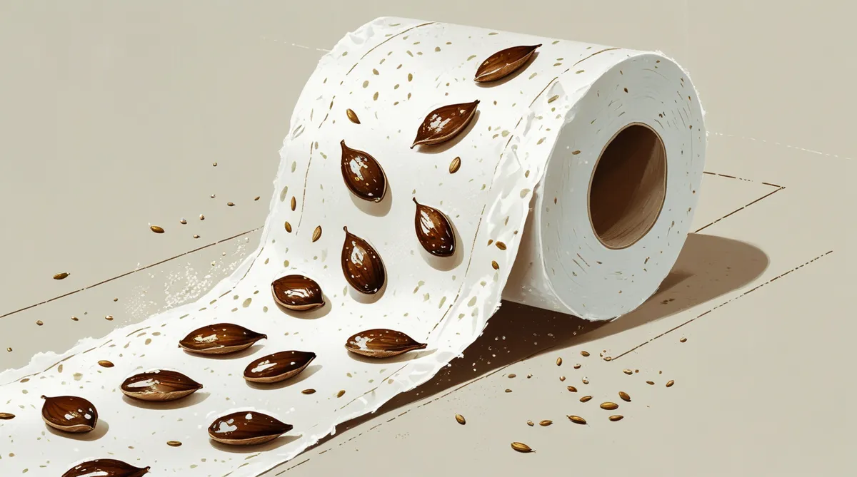 Yet another AI fail when trying to show DIY seed tape.