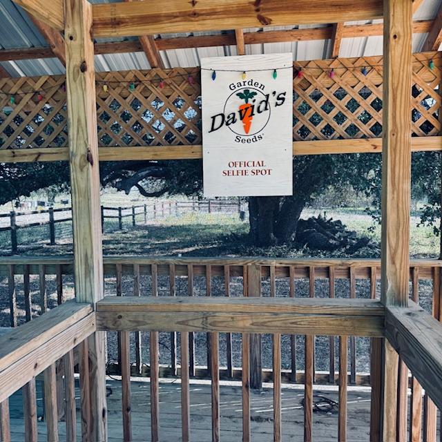 Selfie spot now has shade cloth behind it so no more leaves will blow in the pond.