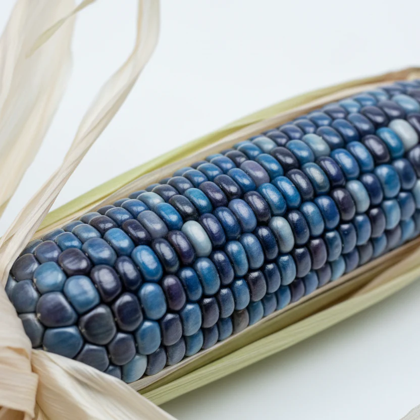 This is Shades of Blue popcorn and you can grow popcorn that is blue in your backyard garden!