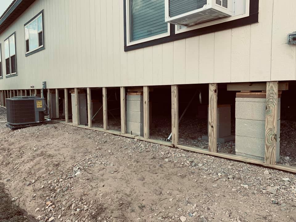 Frame for skirting as well as our air conditioner.