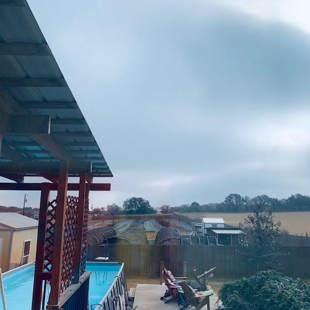 No sunrise today, just lots of clouds.