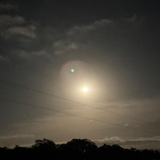 Tonight's full moon is the Snow Moon.