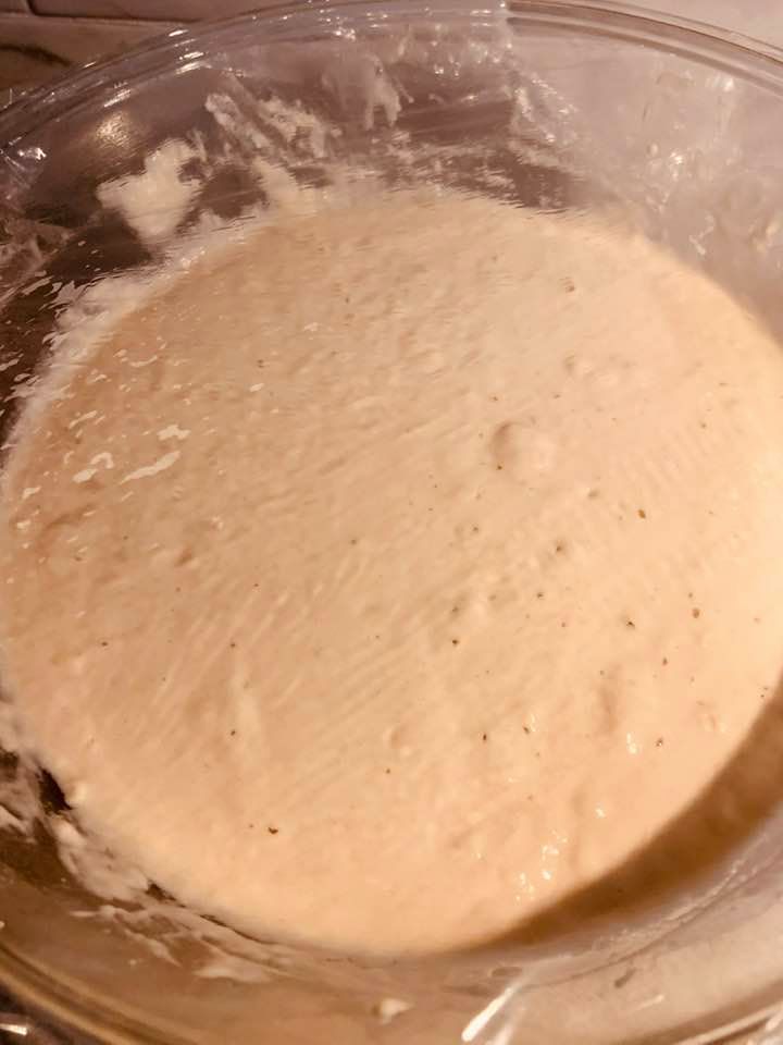 The sourdough is bubbling and rising...Making sourdough bread is easier than you think.