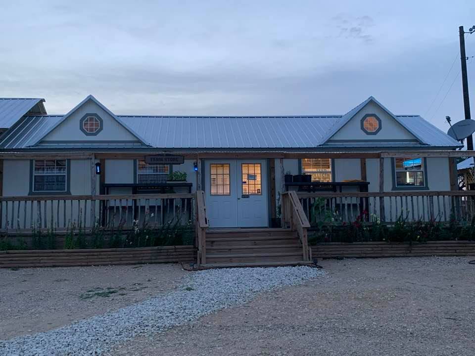 We have a good looking store, all lit up at night!