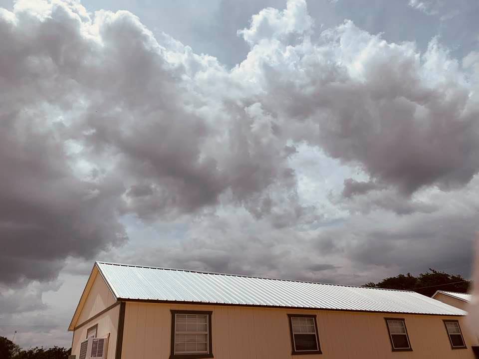 Look at how overcast it is. This is the back of the Production Building.