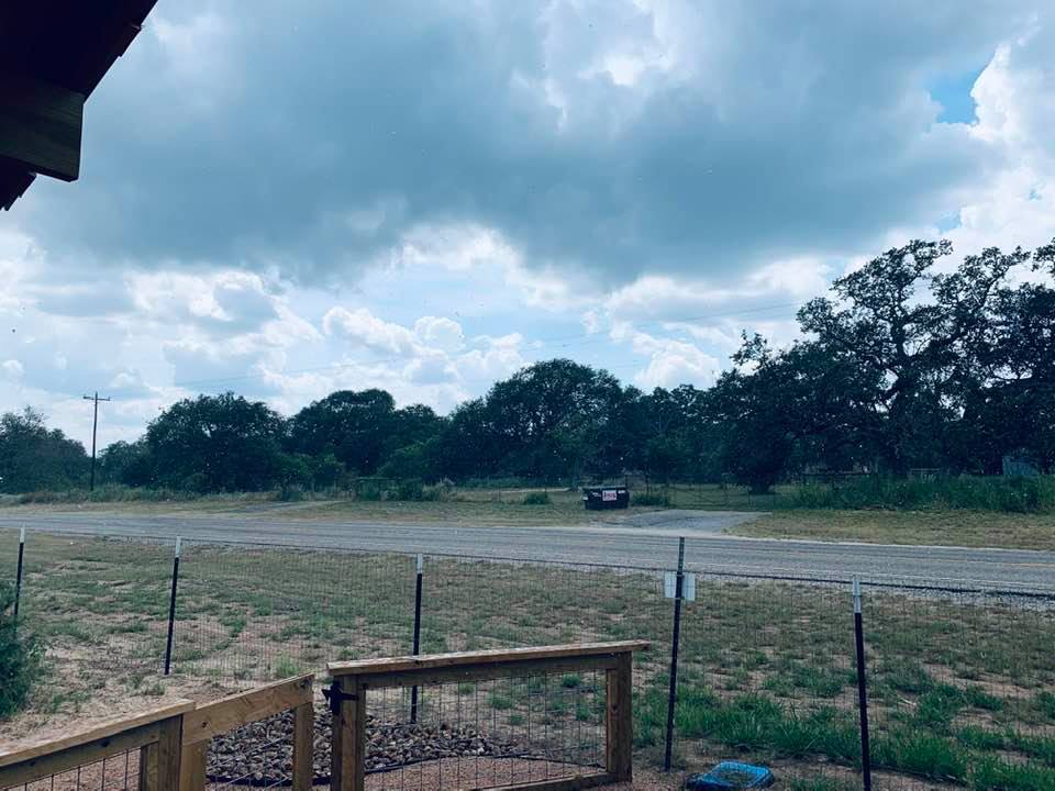 We've had a lot of rain clouds this week along with a lot of wind.