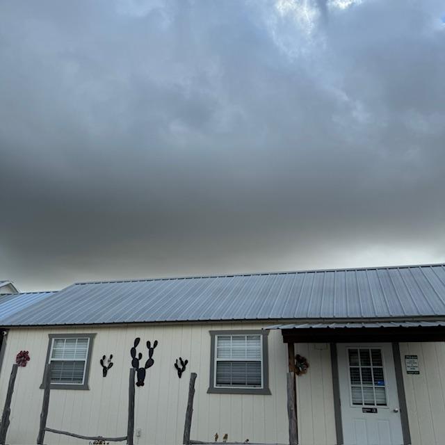 Look how dark it is above our Production Building!