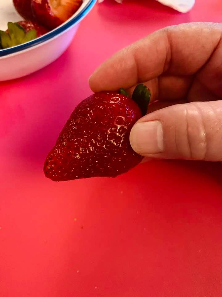 Look at the size of that berry!