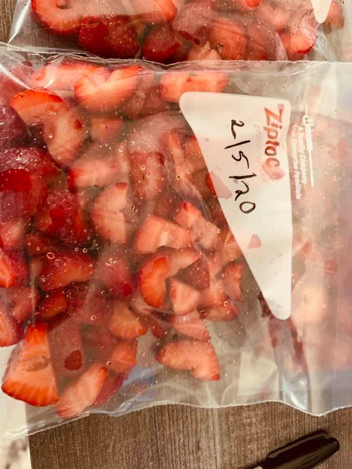 Always mark your freezer bags when freezing items as they will be good for between six months and one year only.