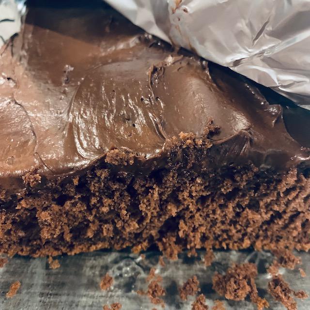 David likes this cake. I think it is pretty good, not as good as regular cake with sugar, but not bad. The frosting is yummy.