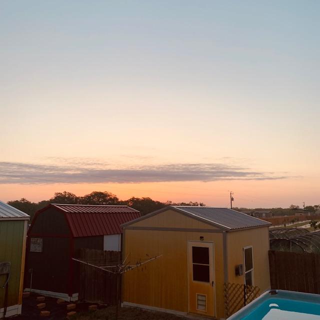 For the first time in many days, the sun came out!