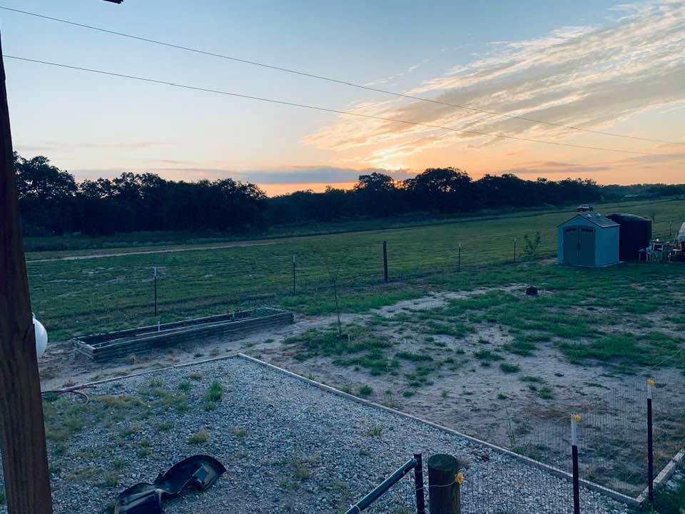 Another gorgeous sunrise over the farm.