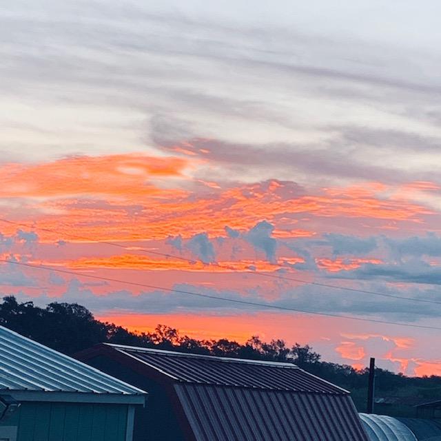 The sunrise was quite dramatic this morning! The sunrise was quite dramatic this morning!