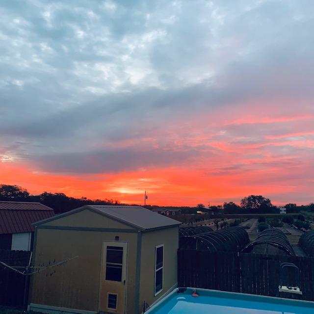 Sunrise was spectacular!