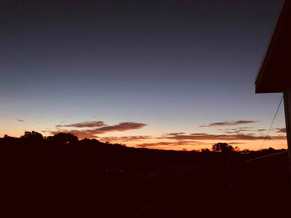 We are early risers out on the farm. Another beautiful sunrise.