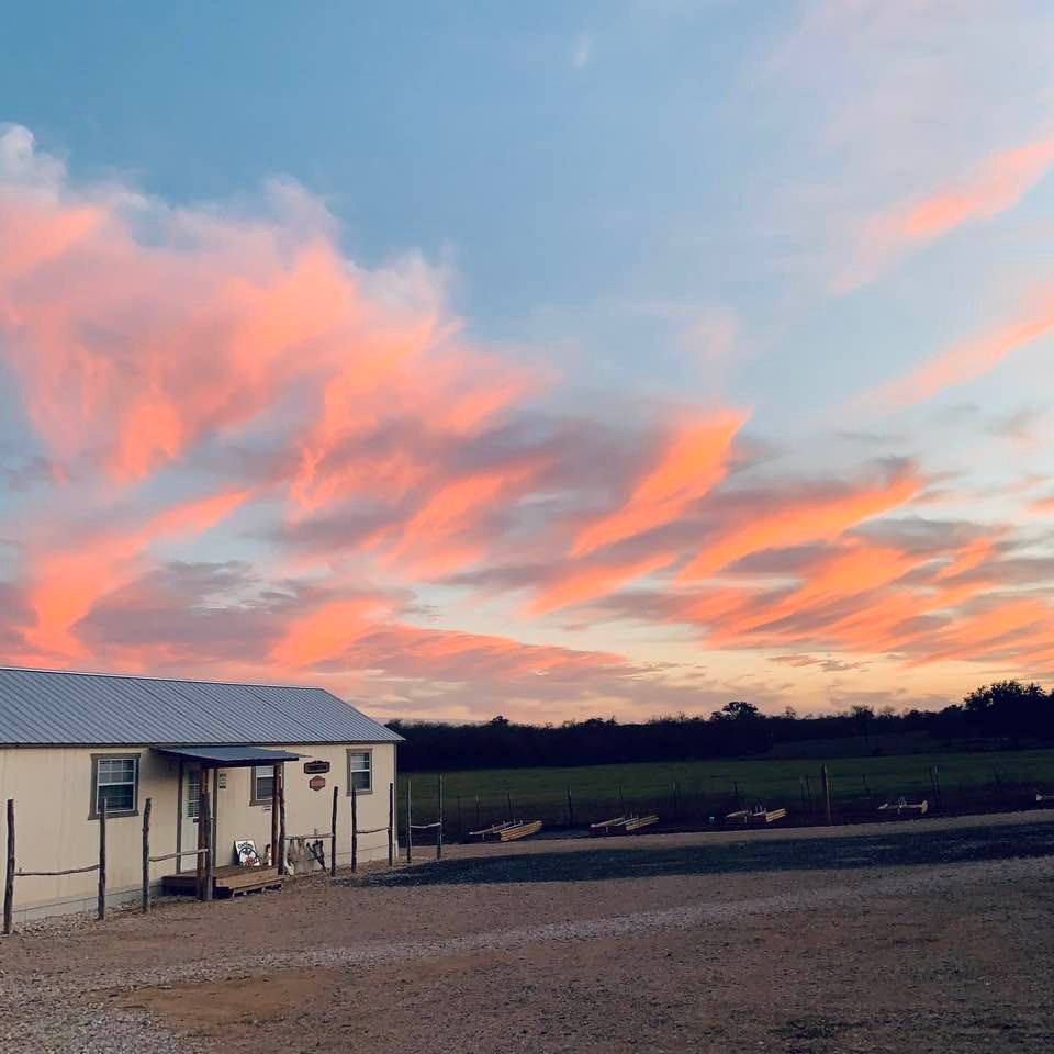 The sky was beautiful and full of new year wishes for 2022 as the sun set.