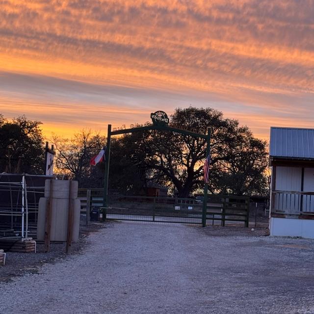 The sun sets on another busy day at David's Garden Seeds® Farm.