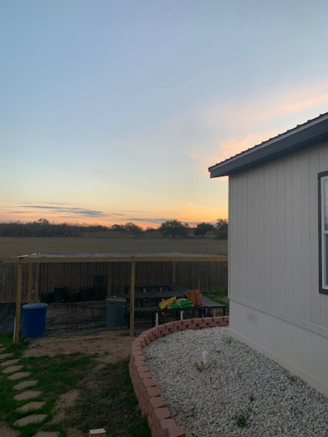 The sun is going down now...