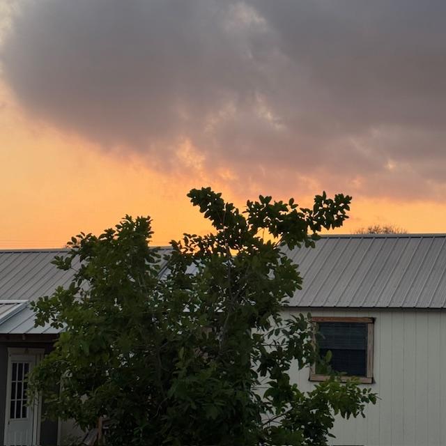 Sunset this evening. When I took this, I was so close to the keys and had no clue.