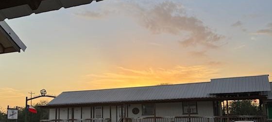 Here is the sunset tonight.