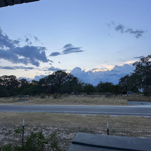 The last of the sunset this evening...