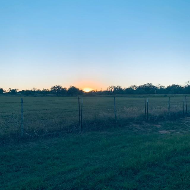 This is our sunset tonight. I was out in the back just in time to capture it.