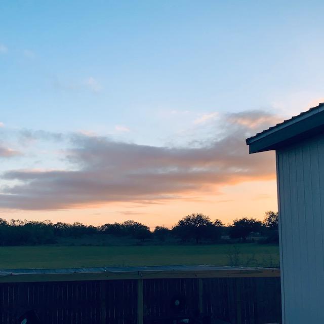 I happened to be outside in the backyard when the sun was going down. It goes down just after 5:30pm now.