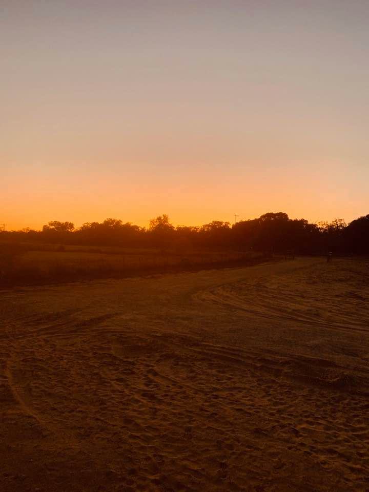 Sunset was pretty this evening.