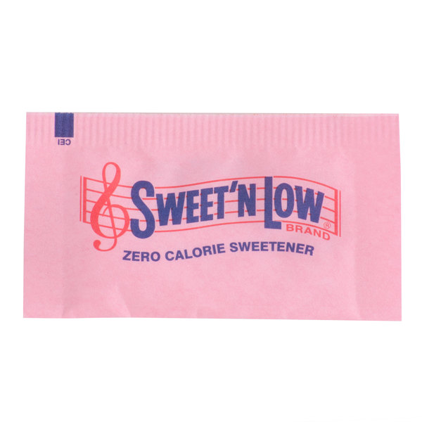 The familiar pink packet that is everywhere since I was a child, 
Sweet 'N Low.