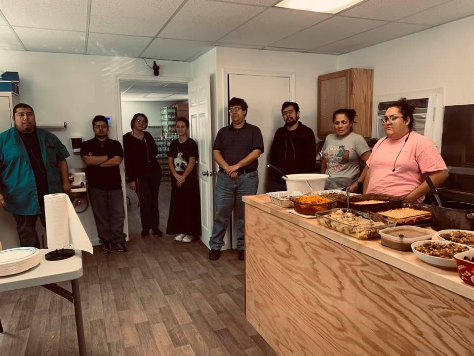 The food was delicious and we discovered some really good cooks among our workers.