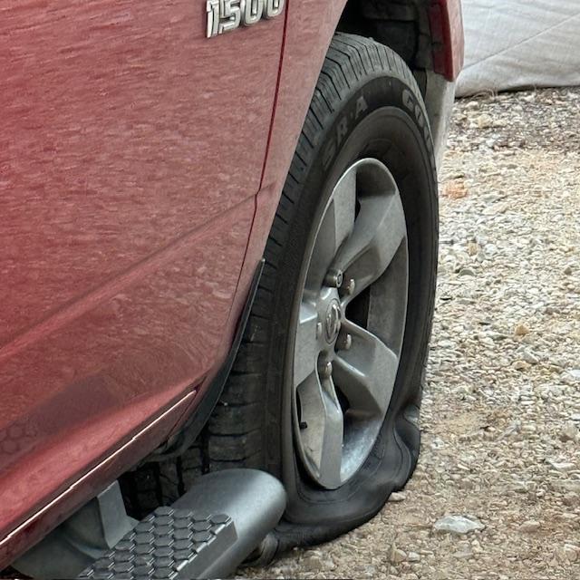 We got home from San Antonio and the tire went flat in a matter of about 7 hours.