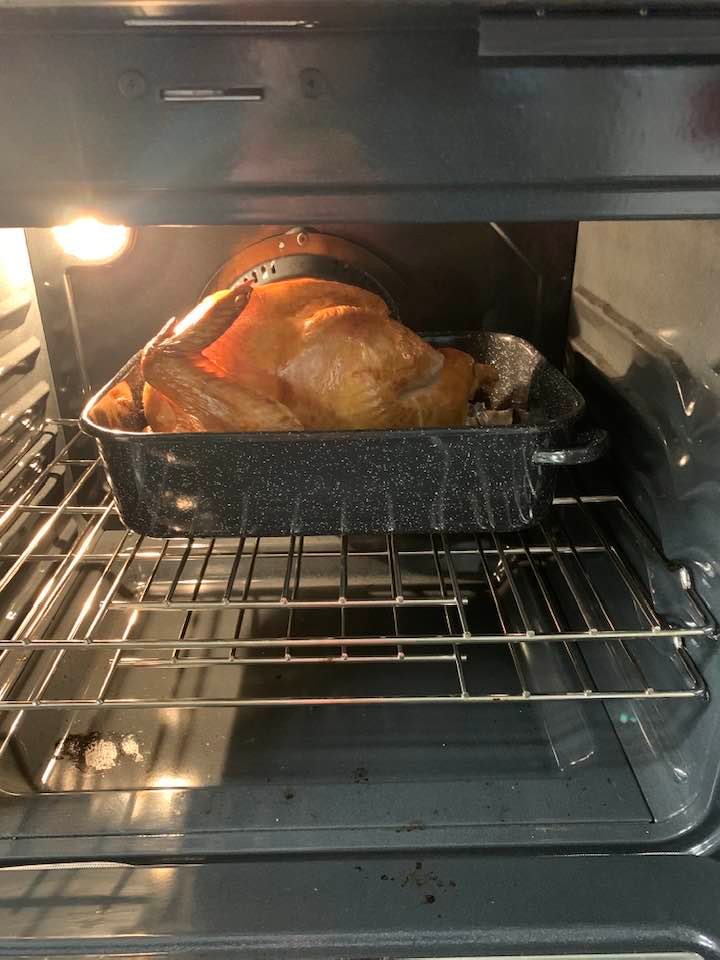 David made our turkey in the convection oven.