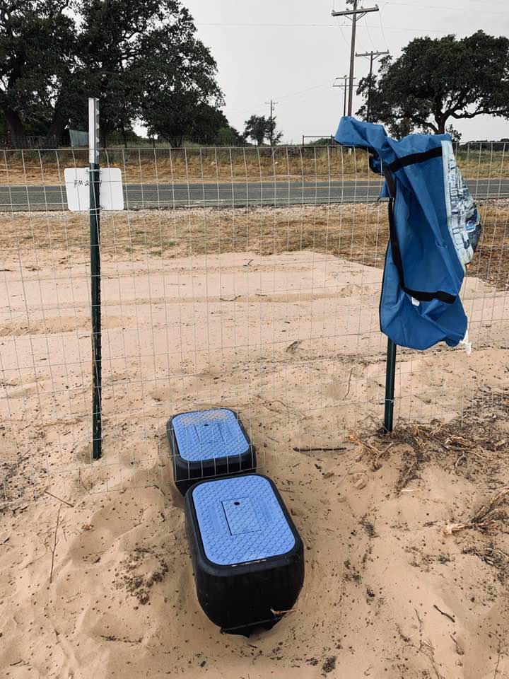 Our water meter was installed today. We still have no water but at least the meter is there.